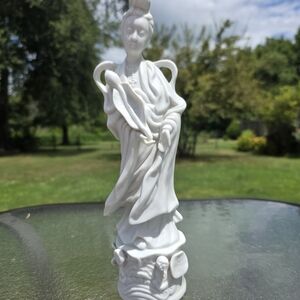 Elegant White Porcelain Figurine